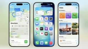 Apple Maps Suggested Places Interface